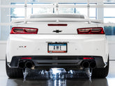 AWE Touring Edition Axle-back Exhaust for Gen6 Camaro SS / ZL1 / LT1 - Diamond Black Tips (Quad Outlet) - Mounted